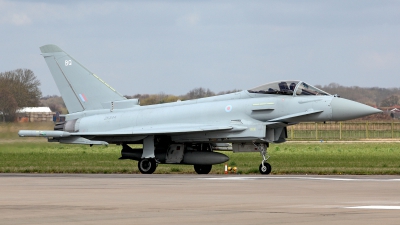 Photo ID 118555 by Carl Brent. UK Air Force Eurofighter Typhoon FGR4, ZK344