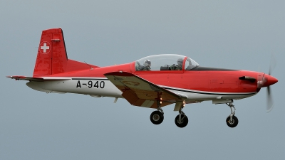 Photo ID 119545 by Martin Thoeni - Powerplanes. Switzerland Air Force Pilatus NCPC 7 Turbo Trainer, A 940