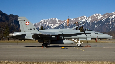 Photo ID 120009 by Thomas Ziegler - Aviation-Media. Switzerland Air Force McDonnell Douglas F A 18C Hornet, J 5002