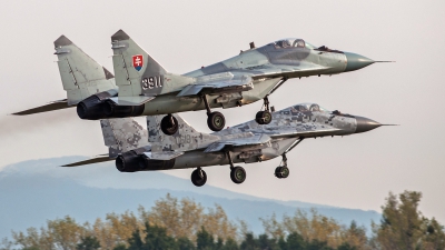 Photo ID 120116 by Petr Pospisil. Slovakia Air Force Mikoyan Gurevich MiG 29AS, 3911