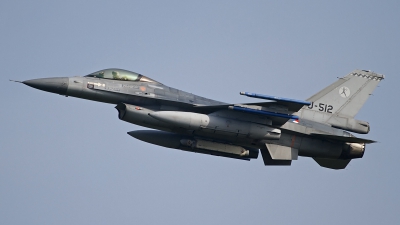 Photo ID 120401 by Niels Roman / VORTEX-images. Netherlands Air Force General Dynamics F 16AM Fighting Falcon, J 512