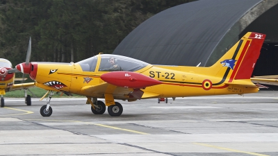 Photo ID 121810 by Niels Roman / VORTEX-images. Belgium Air Force SIAI Marchetti SF 260M, ST 22