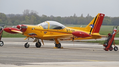 Photo ID 122551 by Niels Roman / VORTEX-images. Belgium Air Force SIAI Marchetti SF 260M, ST 16