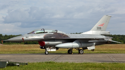 Photo ID 121667 by Thomas Ziegler - Aviation-Media. Norway Air Force General Dynamics F 16BM Fighting Falcon, 306