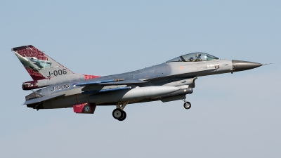 Photo ID 124316 by John. Netherlands Air Force General Dynamics F 16AM Fighting Falcon, J 006