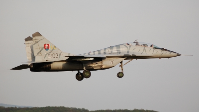 Photo ID 16166 by Matus Haladik. Slovakia Air Force Mikoyan Gurevich MiG 29UBS 9 51, 1303