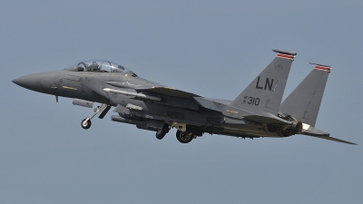 Photo ID 124675 by frank van de waardenburg. USA Air Force McDonnell Douglas F 15E Strike Eagle, 91 0310