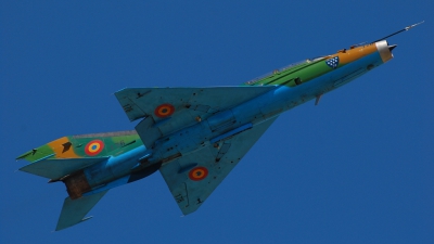Photo ID 125250 by Ondrej Krivosudský. Romania Air Force Mikoyan Gurevich MiG 21UM Lancer B, 176