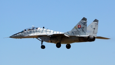 Photo ID 125256 by Lukas Kinneswenger. Slovakia Air Force Mikoyan Gurevich MiG 29UB 9 51, 1303