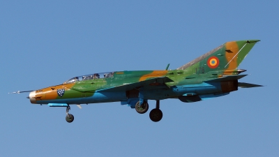 Photo ID 125252 by Lukas Kinneswenger. Romania Air Force Mikoyan Gurevich MiG 21UM Lancer B, 176