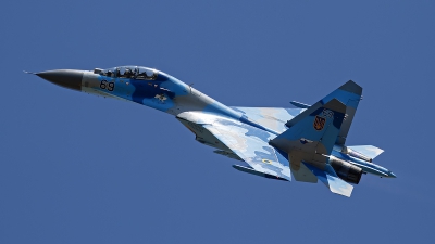 Photo ID 125441 by Niels Roman / VORTEX-images. Ukraine Air Force Sukhoi Su 27UB,  