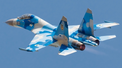 Photo ID 125621 by Alex van Noye. Ukraine Air Force Sukhoi Su 27UB,  