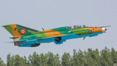 Photo ID 126559 by Gyula Rácz. Romania Air Force Mikoyan Gurevich MiG 21UM Lancer B, 176