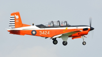 Photo ID 125970 by Peter Terlouw. Taiwan Air Force Beech T 34C Turbo Mentor 45, 3424