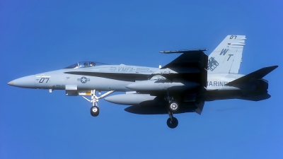 Photo ID 126084 by Rainer Mueller. USA Marines McDonnell Douglas F A 18C Hornet, 163777