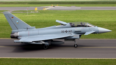 Photo ID 126549 by Carl Brent. Germany Air Force Eurofighter EF 2000 Typhoon T, 30 42