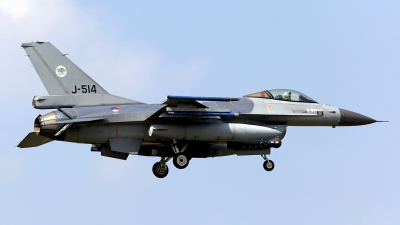 Photo ID 127120 by Carl Brent. Netherlands Air Force General Dynamics F 16AM Fighting Falcon, J 514
