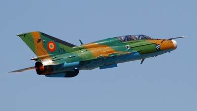 Photo ID 126994 by Maurice Kockro. Romania Air Force Mikoyan Gurevich MiG 21UM Lancer B, 176