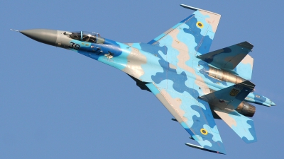 Photo ID 127037 by Michal Hlavac. Ukraine Air Force Sukhoi Su 27P1M,  