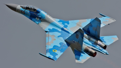Photo ID 127148 by Jan Suchanek. Ukraine Air Force Sukhoi Su 27UB,  