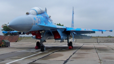 Photo ID 127492 by Medvedenko Oleg. Ukraine Air Force Sukhoi Su 27PU,  