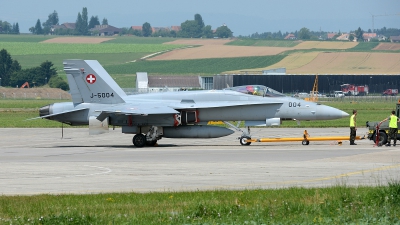 Photo ID 128145 by Martin Thoeni - Powerplanes. Switzerland Air Force McDonnell Douglas F A 18C Hornet, J 5004