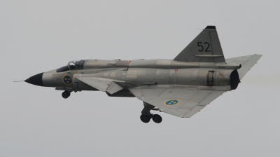 Photo ID 130549 by Radim Koblizka. Private Swedish Air Force Historic Flight Saab AJS37 Viggen, SE DXN