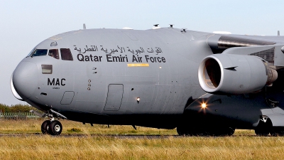 Photo ID 129391 by Carl Brent. Qatar Emiri Air Force Boeing C 17A Globemaster III, A7 MAC