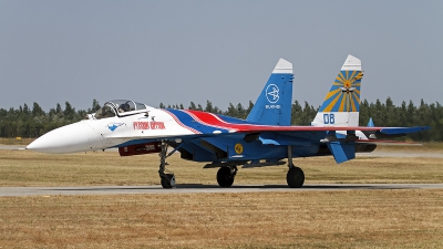 Photo ID 130049 by Niels Roman / VORTEX-images. Russia Air Force Sukhoi Su 27S, 08 BLUE