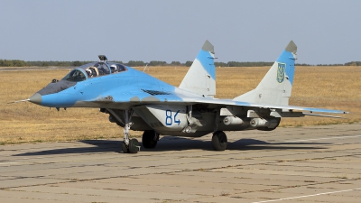 Photo ID 130177 by Chris Lofting. Ukraine Air Force Mikoyan Gurevich MiG 29UB 9 51,  