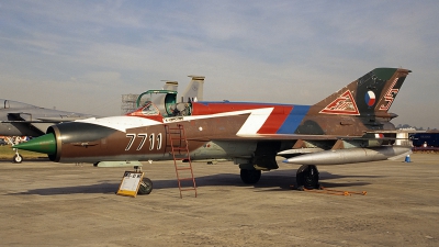 Photo ID 16963 by John Higgins. Czech Republic Air Force Mikoyan Gurevich MiG 21MF, 7711