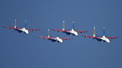 Photo ID 130664 by Niels Roman / VORTEX-images. Russia Air Force Sukhoi Su 27UB, 24 BLUE
