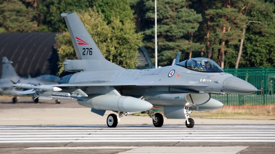 Photo ID 130814 by Jan Eenling. Norway Air Force General Dynamics F 16AM Fighting Falcon, 276