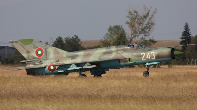 Photo ID 131323 by Ondrej M.. Bulgaria Air Force Mikoyan Gurevich MiG 21bis SAU, 243