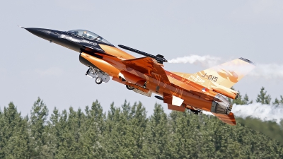 Photo ID 131970 by Niels Roman / VORTEX-images. Netherlands Air Force General Dynamics F 16AM Fighting Falcon, J 015