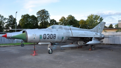 Photo ID 132403 by Radim Spalek. Czechoslovakia Air Force Mikoyan Gurevich MiG 21PF, 0308