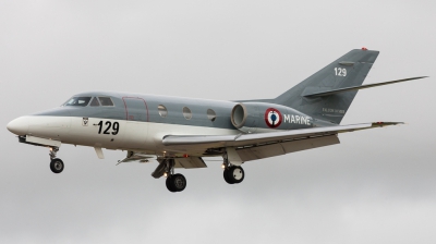 Photo ID 132653 by Andreas Zeitler - Flying-Wings. France Navy Dassault Falcon 10MER, 129