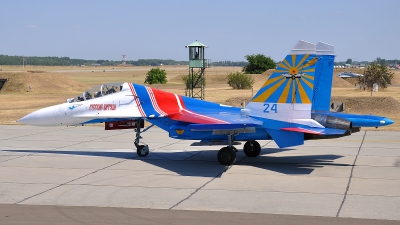 Photo ID 133547 by Stephan Franke - Fighter-Wings. Russia Air Force Sukhoi Su 27UB, 24 BLUE
