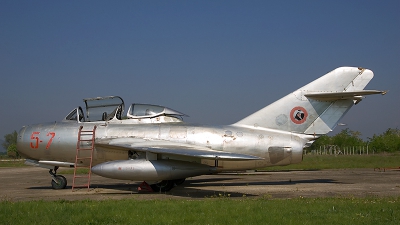 Photo ID 17366 by Sean Wilson - Prime Images. Albania Air Force Mikoyan Gurevich MiG 15UTI, 5 71