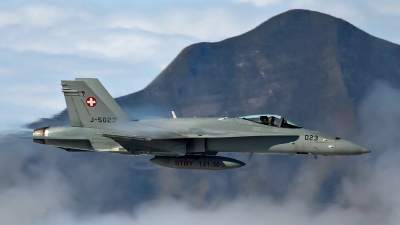 Photo ID 133902 by Isch Eduard. Switzerland Air Force McDonnell Douglas F A 18C Hornet, J 5023