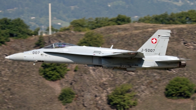 Photo ID 134557 by Isch Eduard. Switzerland Air Force McDonnell Douglas F A 18C Hornet, J 5007