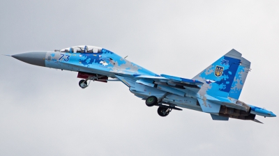 Photo ID 137073 by Antoha. Ukraine Air Force Sukhoi Su 27PU,  