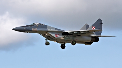Photo ID 137506 by John. Poland Air Force Mikoyan Gurevich MiG 29A 9 12A, 67