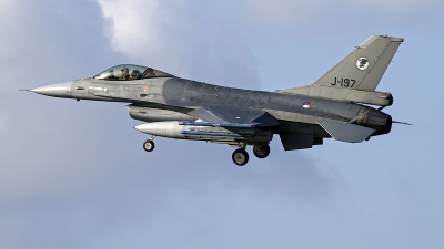 Photo ID 138797 by Niels Roman / VORTEX-images. Netherlands Air Force General Dynamics F 16AM Fighting Falcon, J 197