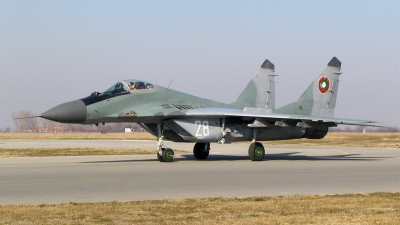 Photo ID 18186 by Georgi Petkov. Bulgaria Air Force Mikoyan Gurevich MiG 29 9 12, 28