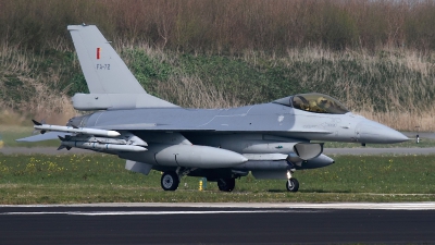 Photo ID 139970 by Rainer Mueller. Belgium Air Force General Dynamics F 16AM Fighting Falcon, FA 72