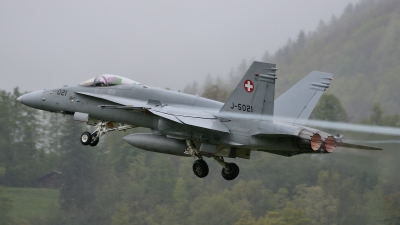 Photo ID 140017 by Martin Thoeni - Powerplanes. Switzerland Air Force McDonnell Douglas F A 18C Hornet, J 5021