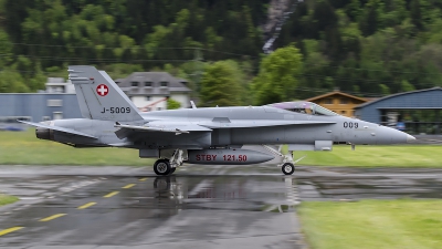 Photo ID 140719 by Caspar Smit. Switzerland Air Force McDonnell Douglas F A 18C Hornet, J 5009