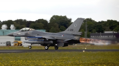 Photo ID 142225 by Armando Tuñon. Netherlands Air Force General Dynamics F 16AM Fighting Falcon, J 201