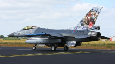 Photo ID 142881 by Rainer Mueller. Netherlands Air Force General Dynamics F 16AM Fighting Falcon, J 003